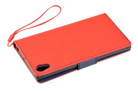 Etui portfel Fancy Case do SONY XPERIA XA1 UTLRA czerwony